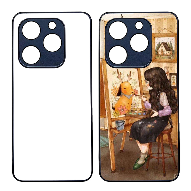 Sublimation Phone case Blanks 2D TPU Aluminum Plate for Infinix Smart 8 Hot 40i Spark 20 20c Pop 8 GO 2024 POP 8 P55 SMART 8PRO