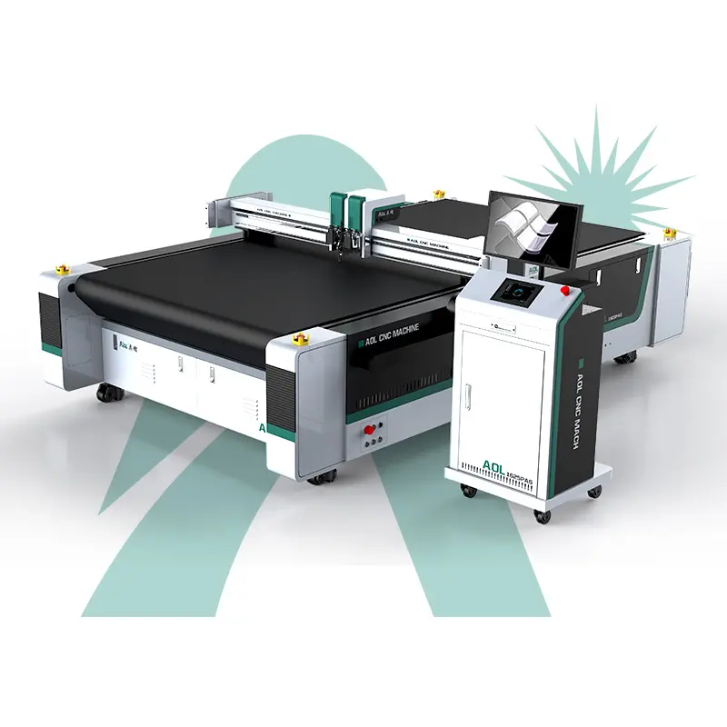 AOYOO cnc die knife automatic CNC Automatic manufacturer Cutting Plotter For Corrugated Cardboard with 3 years warranty