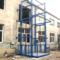 W 500kg Hydraulischer Ladelift aufzug Erhöhter Ladelift Kleine Plattform Erhöhter Ladelift Kleines Plattform lager