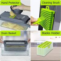 Hete Verkoop Multifunctionele Groenten Cutter Gadgets Groentesnijder Groente Chopper Voor Keuken