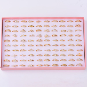 Anelli da Matrimonio Placcati in Oro 18K Autentico, Personalizzabili, Vendita all'Ingrosso per Donne, Anillos De Oro 18K - Product Image 6