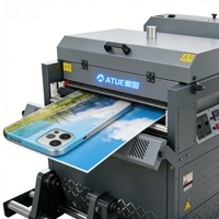 Nueva Impresora UV DTF ATUE A3 Automática con Cabezal Epson, Tinta de Pigmento, Transferencia de Calor, Multicolor, para Camisetas y Prendas, 1 Año de Garantía