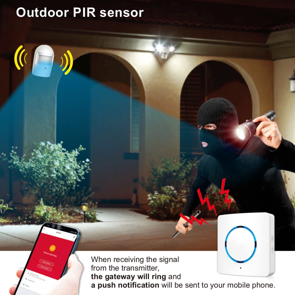 security alarm system tuya smart home wifi gsm wireless