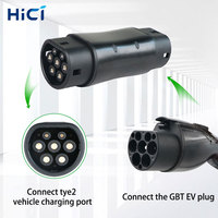 HICI GB/T vers TYPE2 chargeur adaptateur connecteur adaptateur stock prise Ev charge pour voiture ev