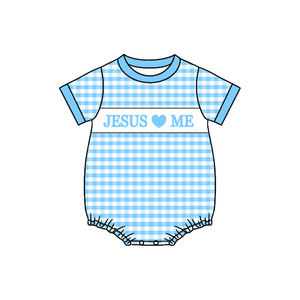 SR3247 personalizado bebé CAMO ciervo patrón de impresión niños al por mayor mameluco de manga corta mono niño conjunto - Product Image 4