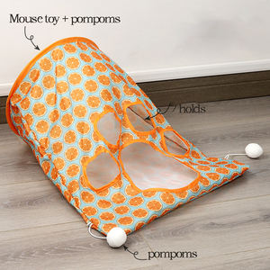 Kingtale <span class=keywords><strong>Kitty</strong></span> <span class=keywords><strong>Pet</strong></span> katlanabilir tünel buruşuk çuval çanta kendini gizlemek ve aramak - Product Image 5