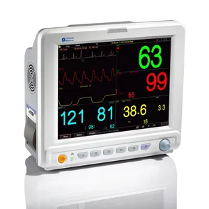 Schutz gegen Touchscreen Multifunktions-Multiparameter-OEM-Krankenwagen-Herz patienten überwachungs gerät China