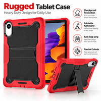 Étui de tablette antichoc de luxe à 3 couches avec protection contre les chutes, robuste et résistant aux chocs, avec béquille pour Redmi Pad 2 11 pouces