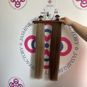 ดราก้อนบิวตี้ ขายส่ง แฮร์พีชแบบปลายแบน ผมแท้ 100% แฮร์พีชแบบปลายแบนสำเร็จรูป ผมตรง ผมหยักศก ผมลอน - Product Image 5