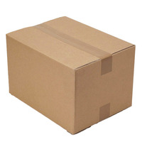 Boîtes en carton de stratification mate de matériaux recyclés moins cher de logo personnalisé en gros pour boîte aux lettres de transport