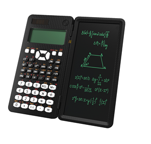 Calculatrice scientifique graphique à 12 chiffres avec écran LCD de 6,5 pouces et tableau d'écriture LCD pour les examens professionnels - Product Image 1