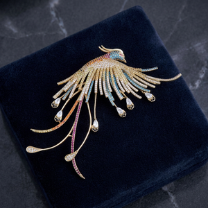 Chic <b>Crystal</b> Rhinestone Zinc Alloy Brooch Pin 22g for Women's Party Gifts <b>Animal</b> Pattern Korean Style - Product Image 3