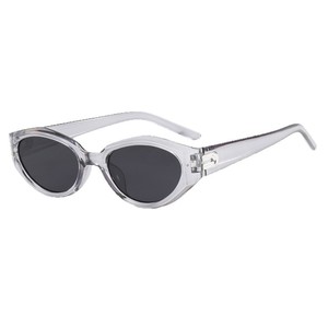 Irregular Cat Eye <b>Sunglasses</b> Black PC Frame UV400 Women's Fashion Sun Glasses - Product Image 5