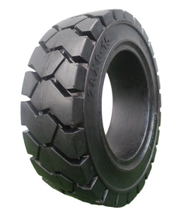 ยางตันคุณภาพคุ้มราคา ขนาด 28*9-15 รุ่น R687 แบบไบแอส พร้อมดีไซน์ลายดอกยางแบบลึกพิเศษสำหรับอุตสาหกรรมขนส่งโลจิสติกส์ - Product Image 1
