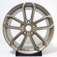 Jantes forgées 5x130 1 pièce, jantes en alliage personnalisées dorées pour Porsche 911 992 991 Carrera 718 Cayman Boxster 981 982 987