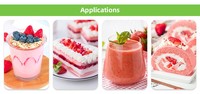 Poudre de fraise certifiée biologique EU&NOP, saveur de boisson, poudre de jus de fraise instantanée, poudre de fraise