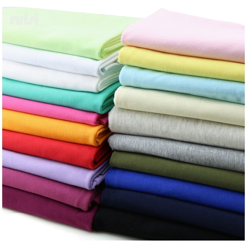 26s чесаный 100% футболка хлопок трикотаж джерси ткань для одежды материал