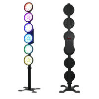 6 LED COB RGB 3 in 1 Linear Vintage Par Light DMX512 Lampu Latar Panggung Retro untuk DJ Konser Pesta Pernikahan Klub Malam