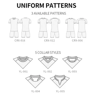 Großhandel 100% Polyester Günstige Sublimation Camisetas Fußball Trikots Kits Benutzer definierte Herren Fußball Uniformen Fußball Wear Set Mit Logo