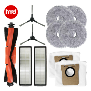 Kit de Repuesto para Aspiradora Robótica <span class=keywords><strong>Xiaomi</strong></span> Mi Mijia X20 Max/X20 <span class=keywords><strong>Pro</strong></span>/D109GL: Cepillo Principal, Cepillo Lateral, Filtro, Bolsa para Polvo, Mopa - Product Image 1