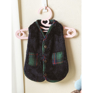Gilet tascabile per animali in stile classico per tutto l'anno cappotto in poliestere solido per cani di taglia XS per accessori natalizi - Product Image 1