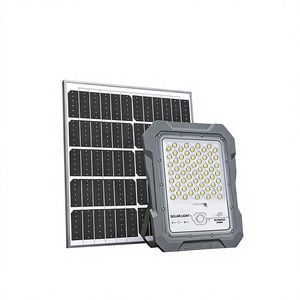 Reflector Solar LED de 60W con Control Remoto, Sensor de Movimiento, Aluminio, Batería de 6000mAh, IP65 Impermeable, Vidrio Templado, Certificación CE - Product Image 4