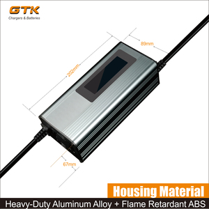 Cargador de batería LiFeP04 de 72V y 15A con carcasa de aluminio y pantalla digital, adecuado para vehículos eléctricos, motocicletas, baterías de arranque de coche - Product Image 4