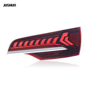 Feux arrière LED Jushun Audi Q7 2006-2015, clignotants séquentiels DRL, version rouge 12V - Product Image 4