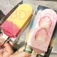 Boîte de plateau de Popsicle de crème glacée à emporter personnalisée pour l'emballage de trempage de chocolat porte-bâton de Ice Pops assiette de Pop de gâteau de bateau d'aliments sucrés