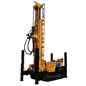 Foreuse hydraulique sur chenilles pour puits <span class=keywords><strong>d</strong></span>'eau, capacité de forage 200 m, à vendre - Product Image 1