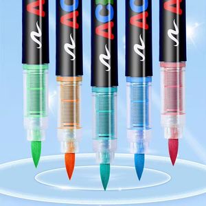 Marqueurs de peinture professionnels à pointe fine, 12, 24, 48, 60, 120, 168 couleurs, encre acrylique à base d'eau, non toxique, permanente, vente en gros - Product Image 3