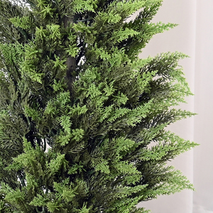 Nuovo <span class=keywords><strong>albero</strong></span> di Natale artificiale in <span class=keywords><strong>pino</strong></span> scozzese staccabile, pianta in vaso verde, decorazione per soggiorno, <span class=keywords><strong>albero</strong></span> finto - Product Image 2