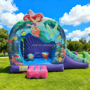 Thương mại nóng bán biển Chủ Đề Nàng tiên cá đại dương cá heo <span class=keywords><strong>Inflatable</strong></span> nhảy lâu đài Bouncer nhà <span class=keywords><strong>Combo</strong></span> với trượt cho trẻ em - Product Image 1