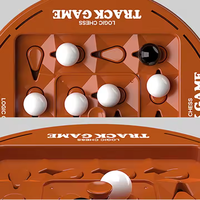 Two-Player Track Logic Chess Black & White Go Board Game Toy Children's Brain-Stimulating Plastic Intelligence Training