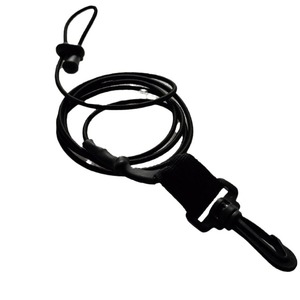 Laisse élastique noire à crochet en nylon, corde de sécurité pour la pêche, pour les lacs, les rivières, utilisation en extérieur - Product Image 5