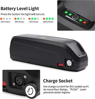 Paket Baterai Li-ion 36V 48V 10Ah 20Ah Daya Tinggi Kapasitas Besar untuk Sepeda Listrik Sepeda Gunung E-Bike