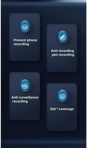 F30 chống ghi âm điện thoại di động cung cấp an ninh & bảo vệ sản phẩm với điều khiển từ xa ngăn chặn quay video - Product Image 4
