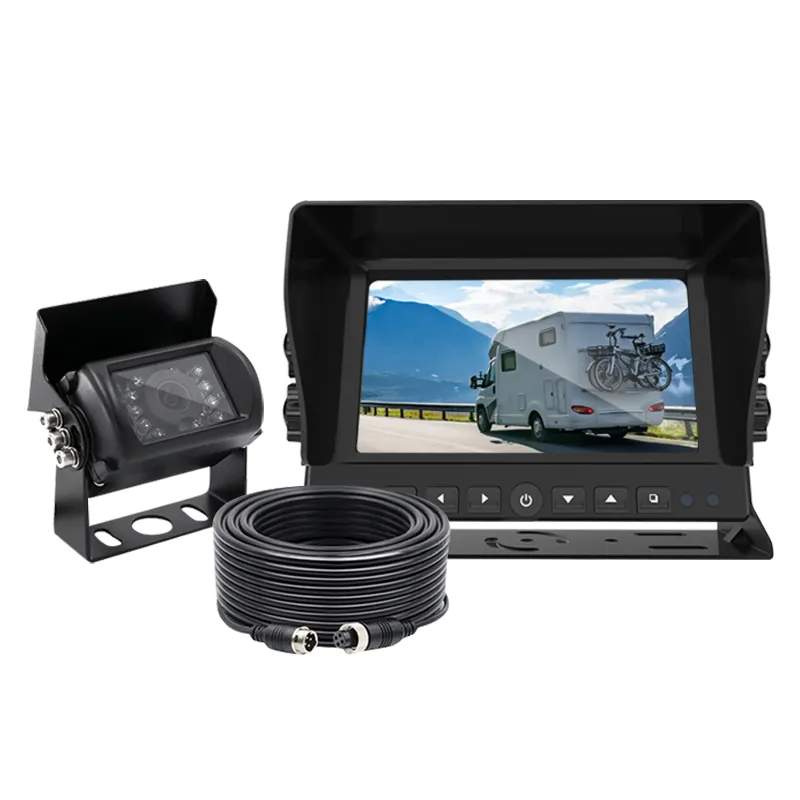 Usine OEM voiture sauvegarde étanche ip 69 ahd de stationnement de sécurité de voiture dash caméra de recul camara pour camion 7 9 10 12 pouces moniteur