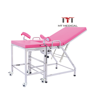 Cama de Exploración Ginecológica Manual Hochey, Silla de Exploración Simple para Hospital, Mesa de Obstetricia Plegable Médica - Product Image 1