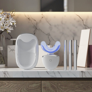 Powsmart WY-01 ha condotto il dispositivo di sbiancamento dei denti IPX7 impermeabile senza fili portatile ricarica dentale sistema di sbiancamento sicuro denti Kit - Product Image 1