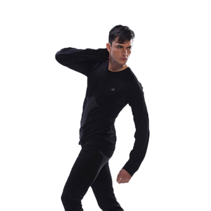 Pyjama en Polyester Spandex de couleur unie pour homme, <span class=keywords><strong>sous</strong></span>-vêtements thermiques de <span class=keywords><strong>sport</strong></span>, offre spéciale, collection <span class=keywords><strong>hiver</strong></span> - Product Image 4