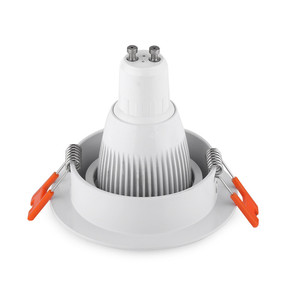 Pièces d'éclairage intérieur, boîtier de luminaire encastré en aluminium GU10, blanc, boîtier de luminaire encastré LED - Product Image 5
