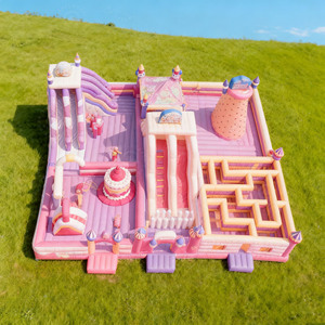 Parque de Atracciones Inflable con Castillo Hinchable de Calidad Industrial para Juegos Divertidos - Product Image 3