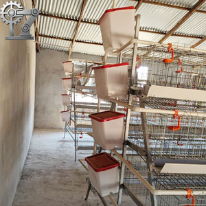 Nouvelles cages à poulets de type A en acier galvanisé à chaud, résistantes à la corrosion, aux acides et aux alcalis, durée de vie de 12 à 18 ans - Product Image 1