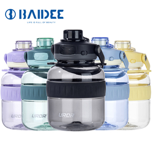 <strong>Extra</strong> <strong>Large</strong> Capacity Cute Straw Drinking Big Belly Cup Portable Outdoor <strong>Water</strong> <strong>Bottle</strong> for Students Party Occasion - Product Image 1