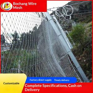 भूगर्भीय आपदा पर्वत ढलान सुरक्षा शुद्ध काले तार जाल जाल के लिए लचीली तार रस्सी - Product Image 3