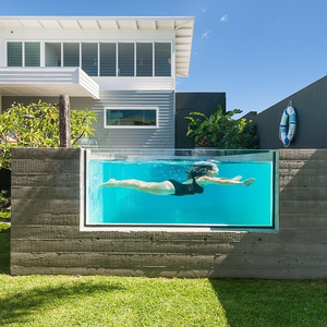 แผ่นพลาสติกอะคริลิครูปสระว่ายน้ำสวนหลังบ้านออกแบบโดยโรงงานทุกรูปแบบ - Product Image 4