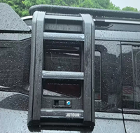 Échelle de toit Haomi pour Chery Jetour Traveler, plateforme de chargement en aluminium OEM personnalisée, kit tout-terrain pour SUV, 2050x1250x100mm