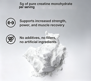 OEM ODM <b>Creatine</b> <b>Monohydrate</b> Powder Unflavored Sports Nutrition OEM 300g 60 Servings 5g Per Serving - Product Image 3