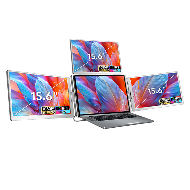 Hot New Trending 15.6 Inch FHD 100% SRGB LCD Laptop Triple IPS LED Panel Portable Screen Extender for Windows